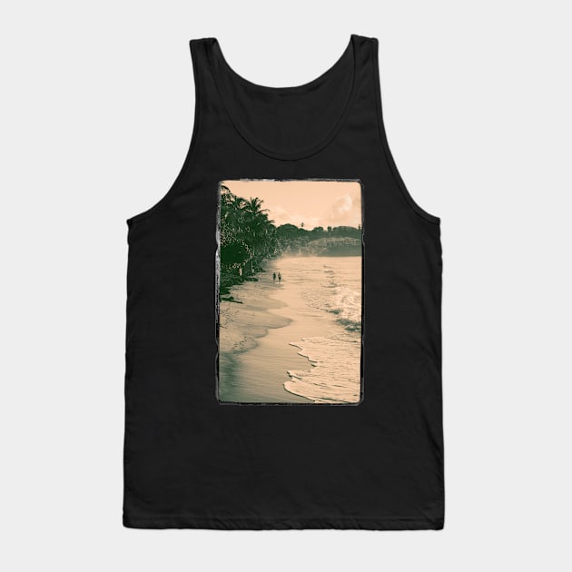 Tropical Beach Tank Top by cinema4design